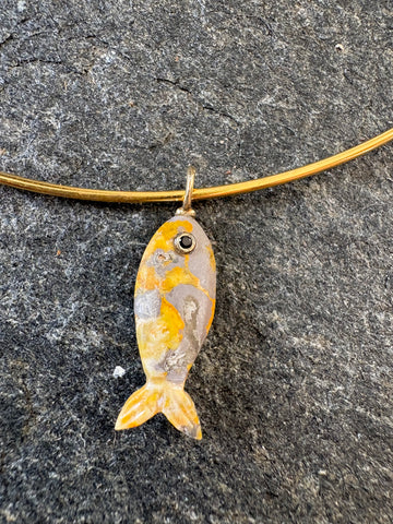 Sunwashed Tide Fish Charm